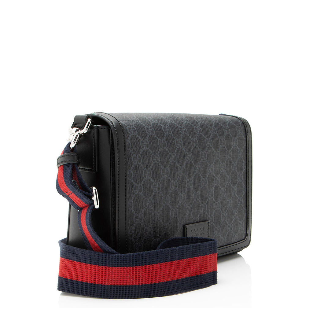 Gucci GG Supreme Web Messenger Bag