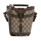 Gucci GG Supreme Mini Hat Case Satchel (SHG-3ngRUE)