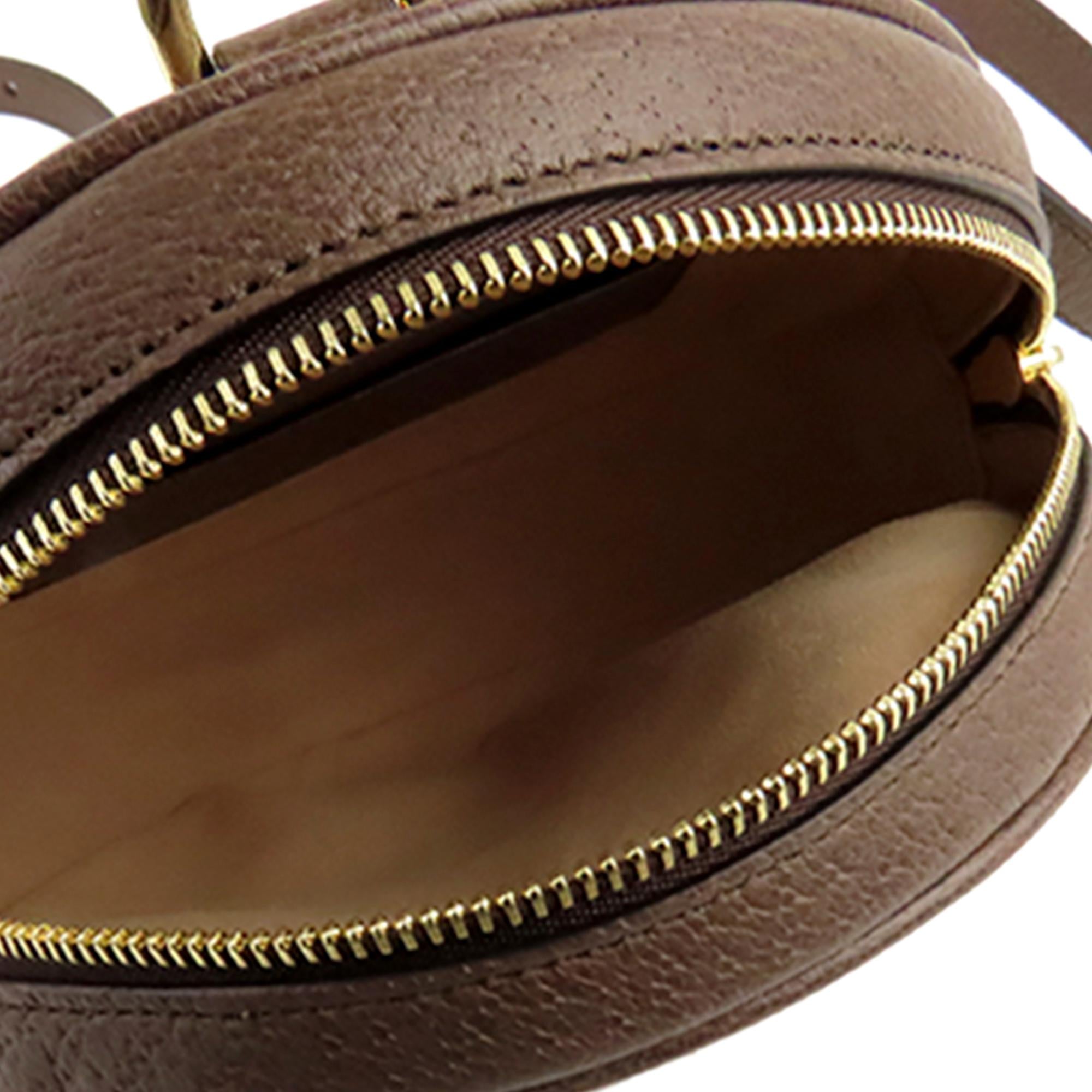 Gucci GG Supreme Mini Round Ophidia Backpack (SHG-37621)