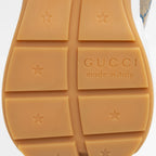 Gucci GG Supreme Mixed Fabric Rhyton Sneakers - Size 6 / 36 (SHF-M6SFO8)