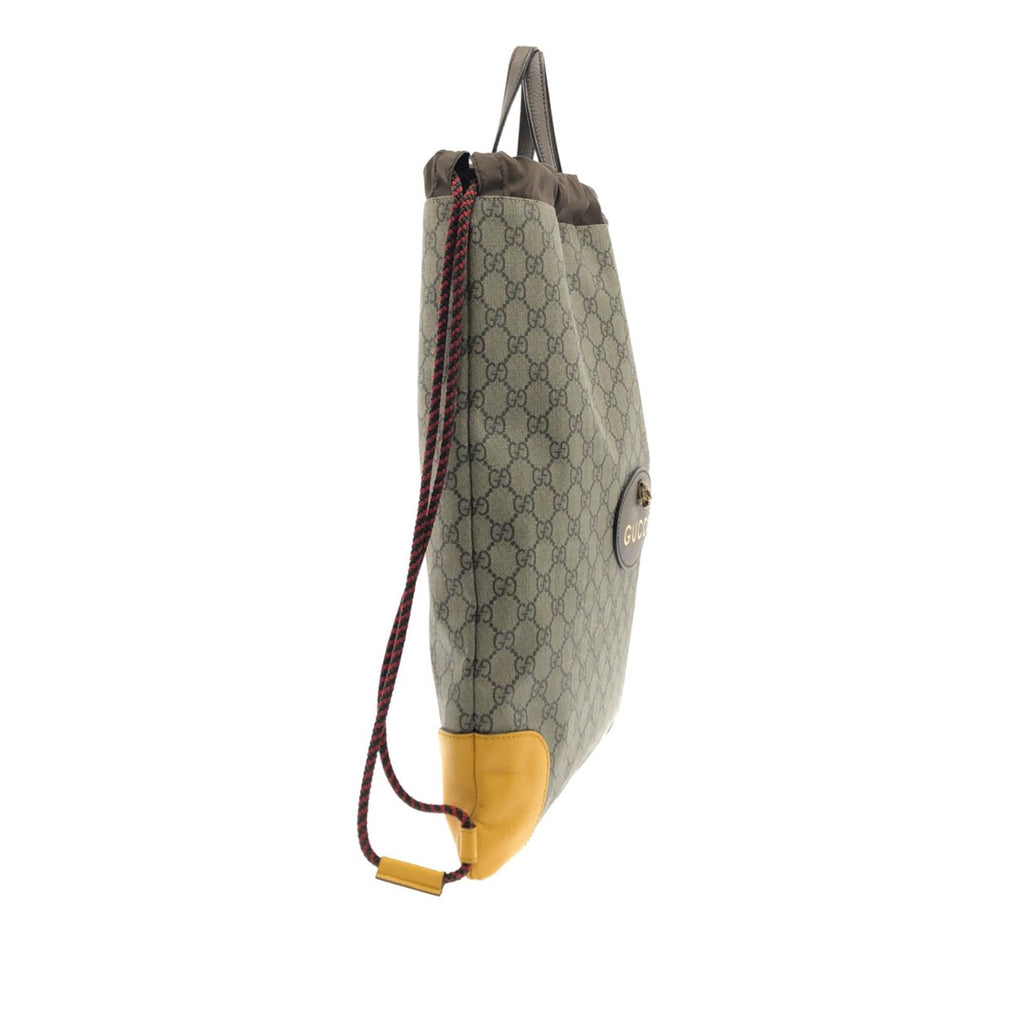 Gucci GG Supreme Neo Vintage Drawstring Backpack (SHG-PM3g2W)