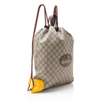 Gucci GG Supreme Neo Vintage Drawstring Backpack