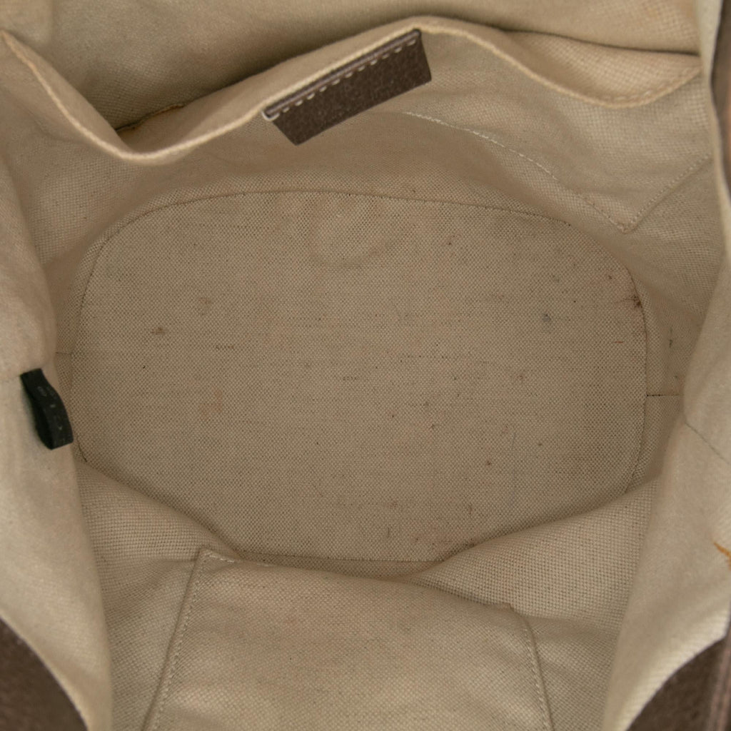 Gucci GG Supreme Neo Vintage Drawstring Bucket Bag