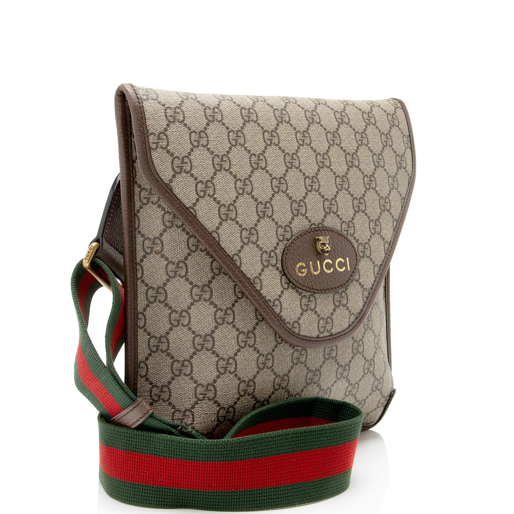 Gucci GG Supreme Neo Vintage Flap Medium Messenger