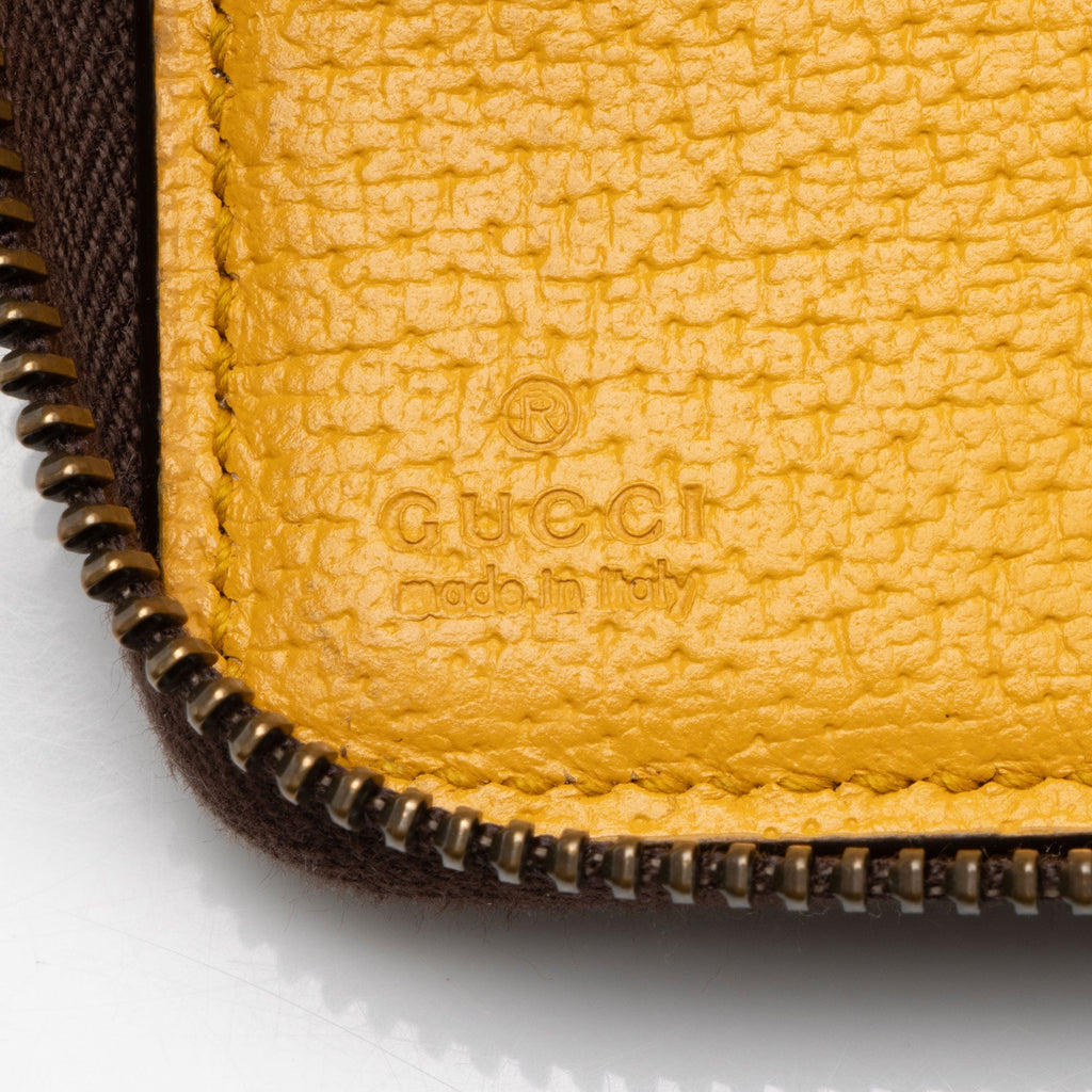 Gucci GG Supreme Neo Vintage Zip Around Wallet (SHF-MLZ3XM)