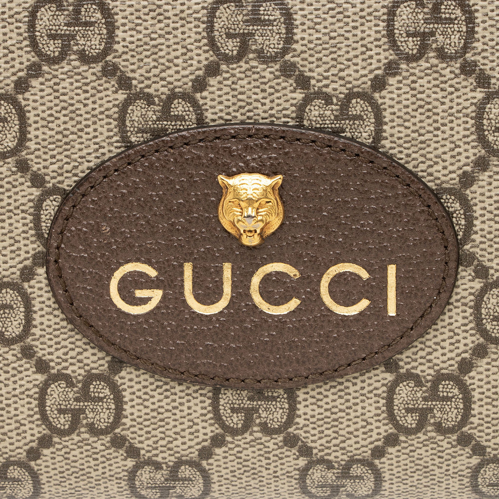 Gucci GG Supreme Neo Vintage Zip Around Wallet (SHF-MLZ3XM)