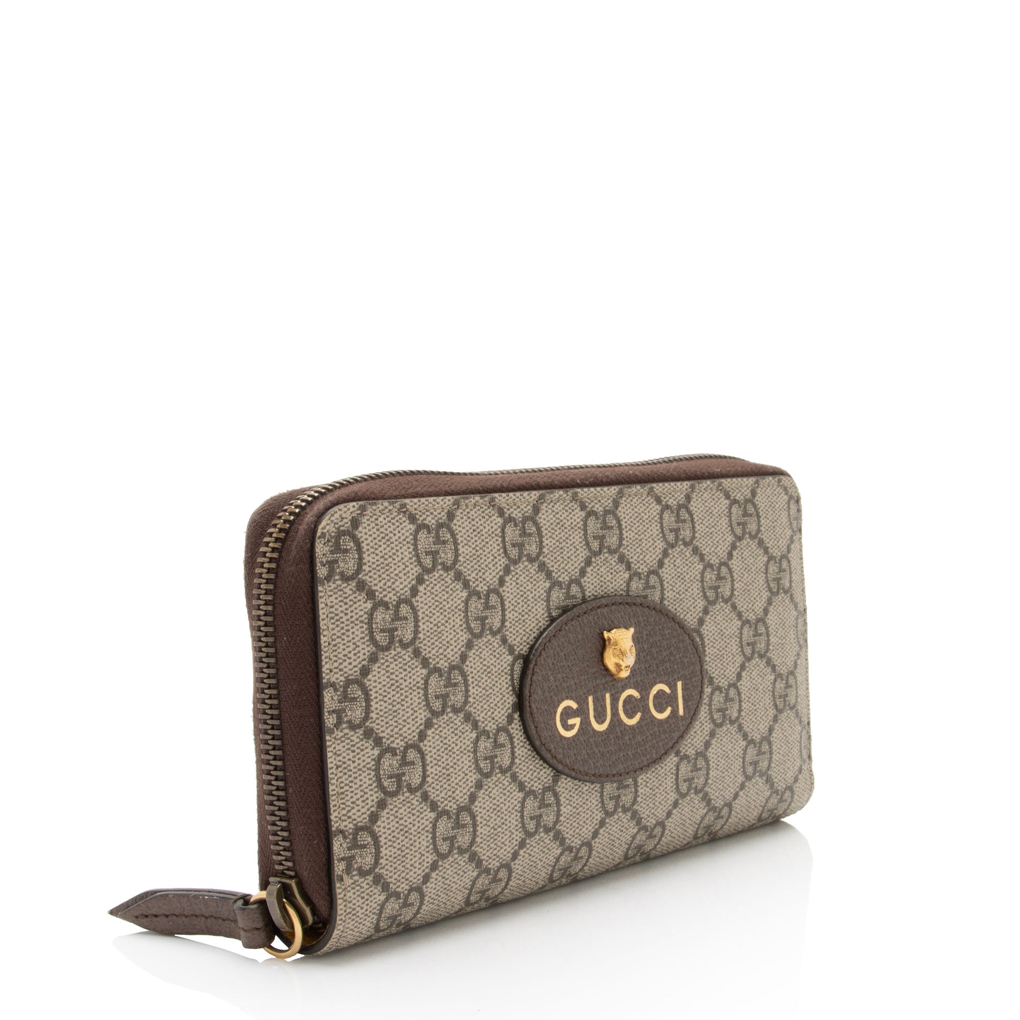 Gucci GG Supreme Neo Vintage Zip Around Wallet (SHF-MLZ3XM)