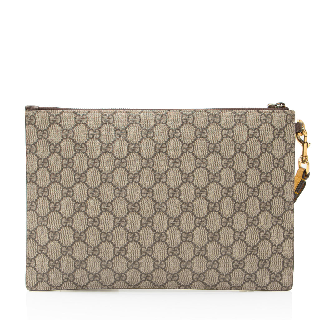 Gucci GG Supreme Neo Wristlet