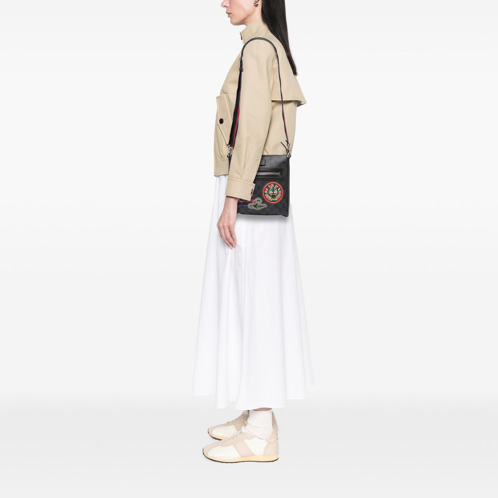 Gucci GG Supreme Night Courrier Messenger Bag
