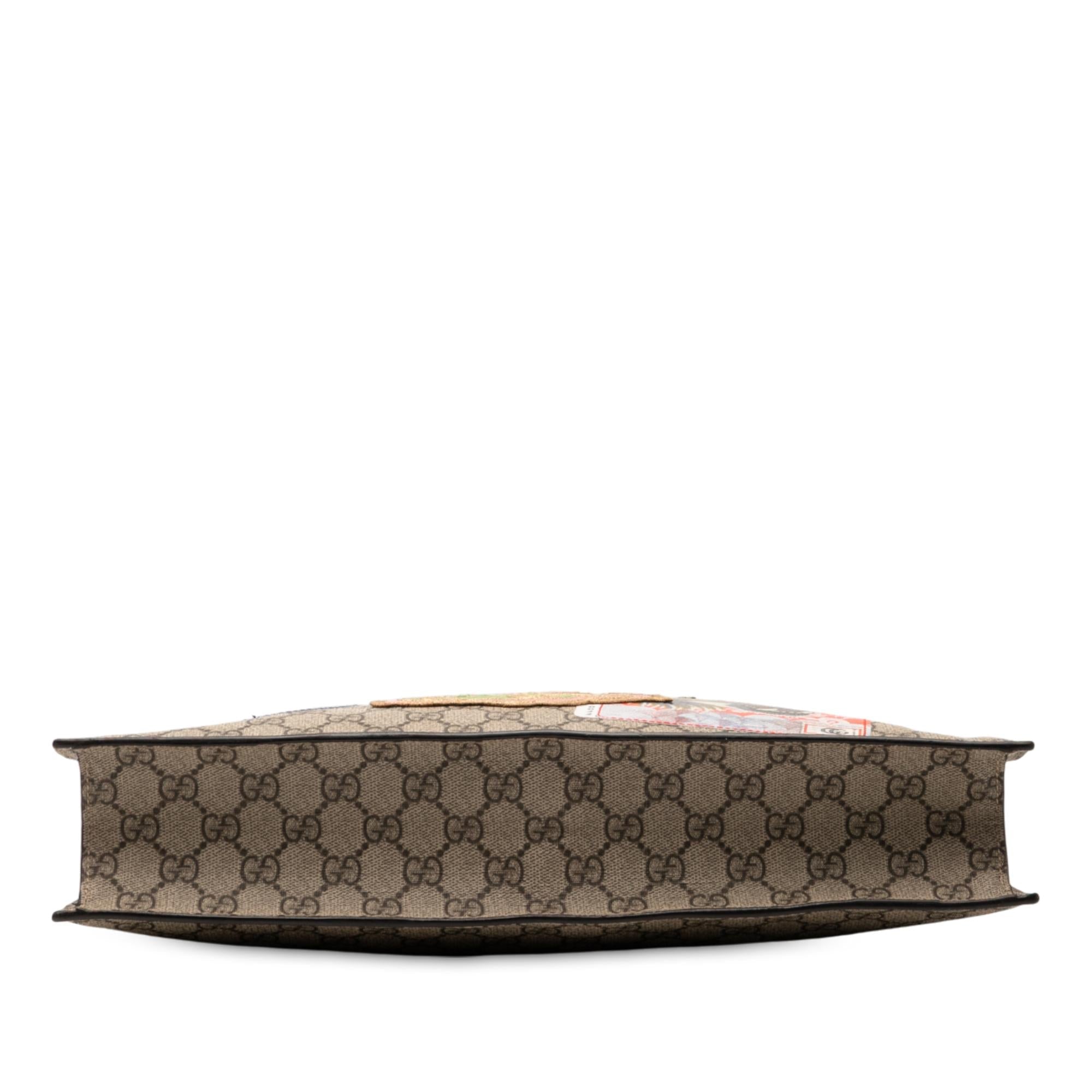 Gucci GG Supreme Night Courrier Vertical Satchel