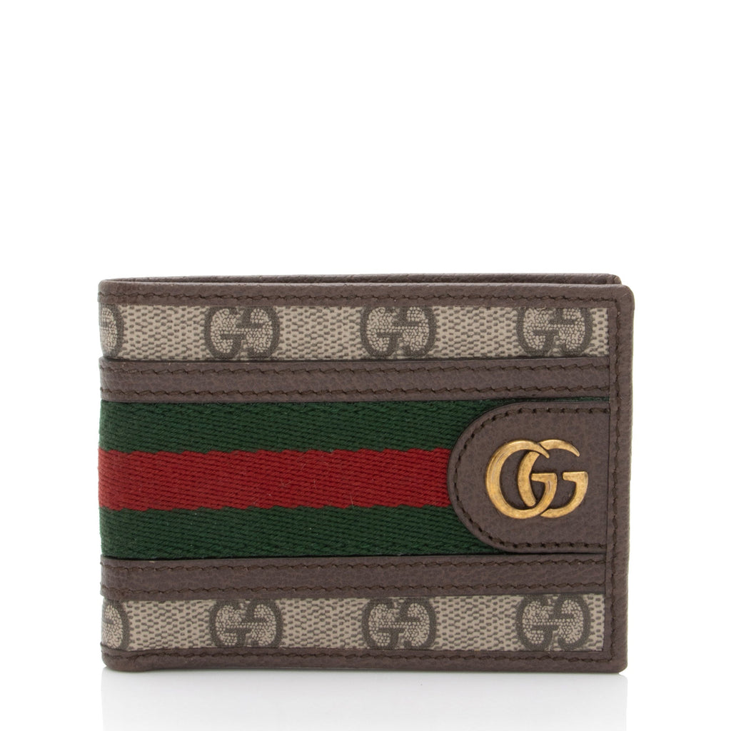 Gucci GG Supreme Ophidia Bi-Fold Wallet (SHF-VO9kAk)