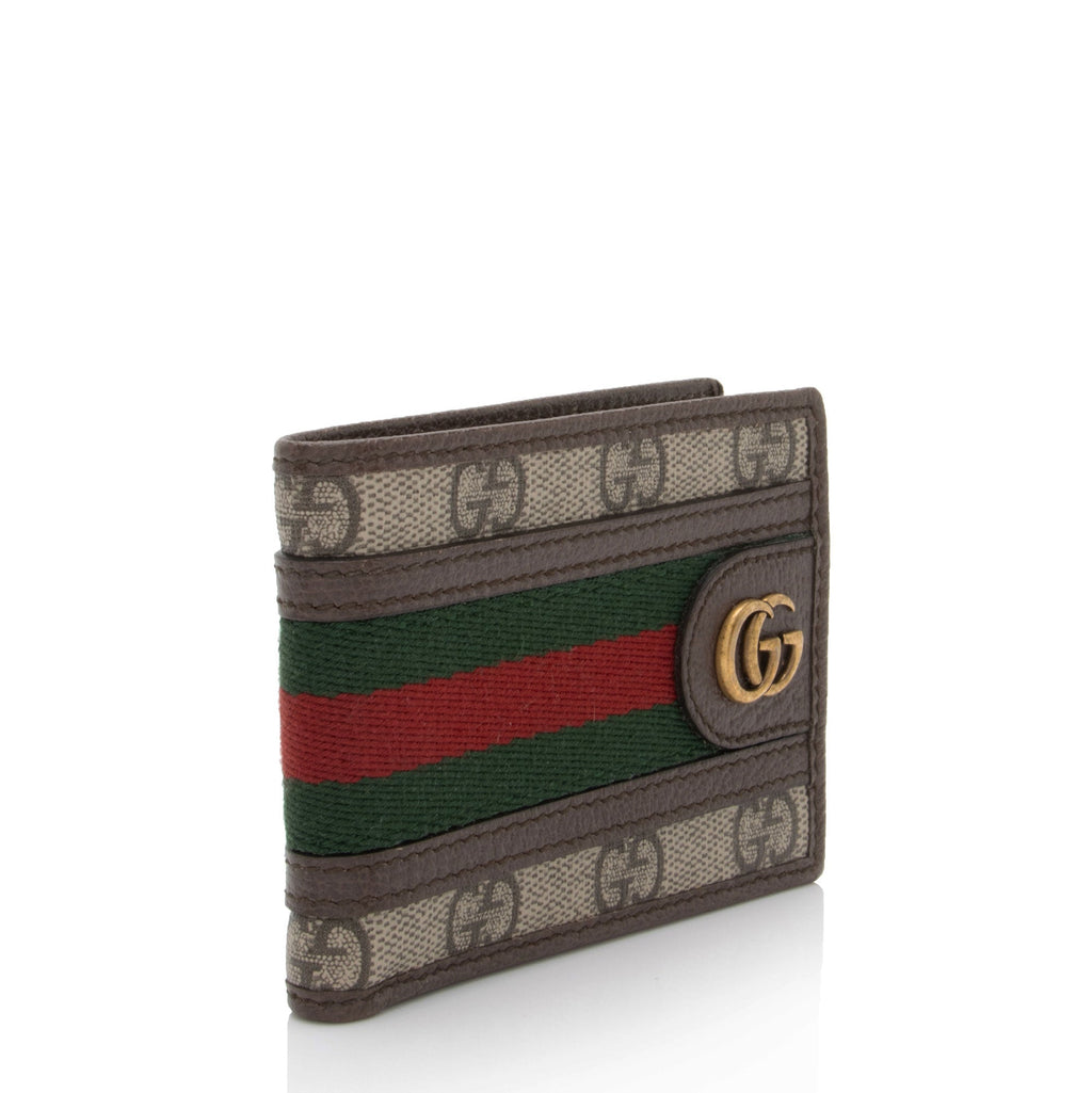 Gucci GG Supreme Ophidia Bi-Fold Wallet (SHF-VO9kAk)