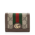 Gucci GG Supreme Ophidia Card Case Wallet (SHF-23684)
