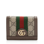Gucci GG Supreme Ophidia Card Case Wallet (SHF-23684)