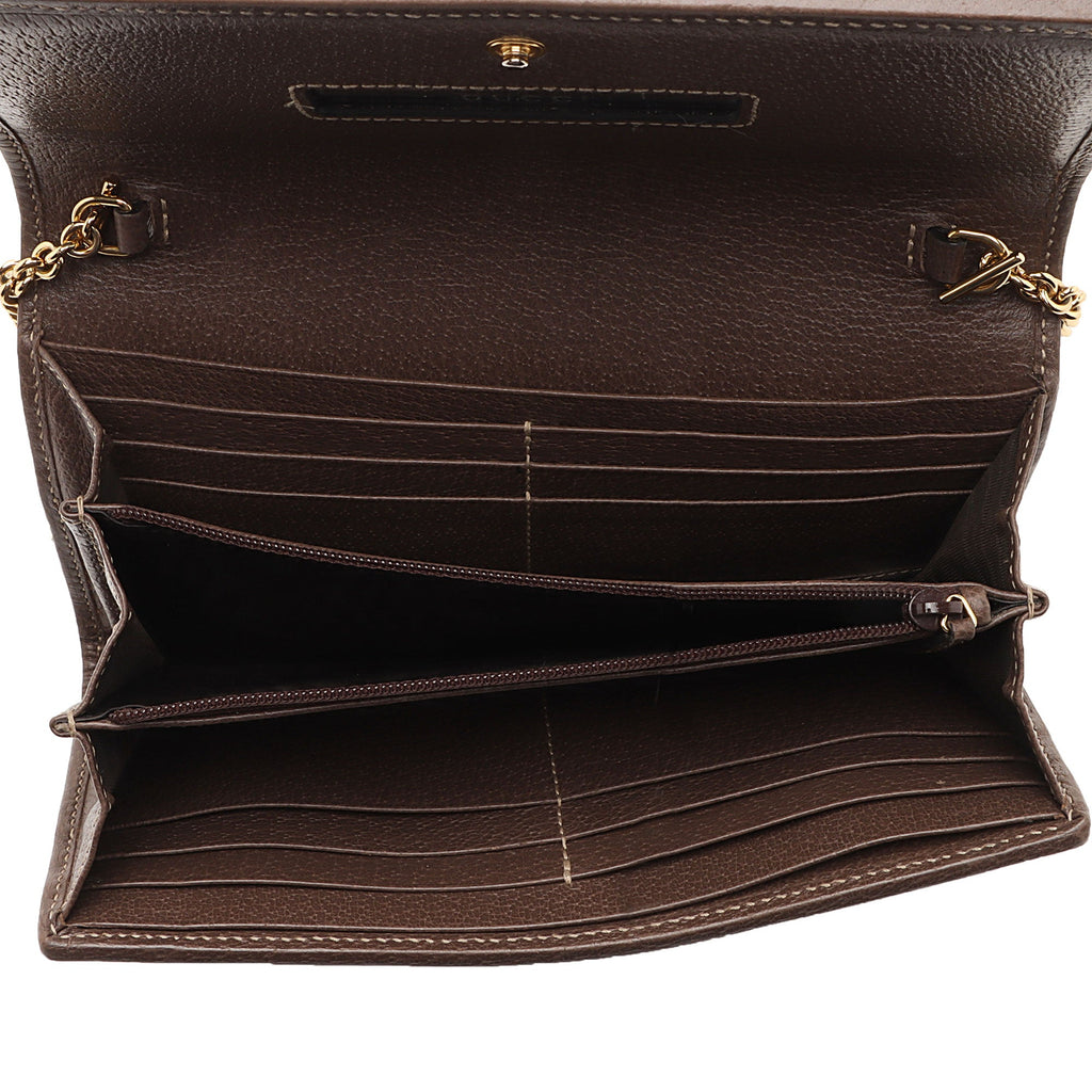 Gucci GG Supreme Ophidia Chain Wallet (SHF-Rd9cA8)