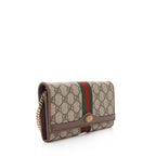 Gucci GG Supreme Ophidia Chain Wallet (SHF-Rd9cA8)