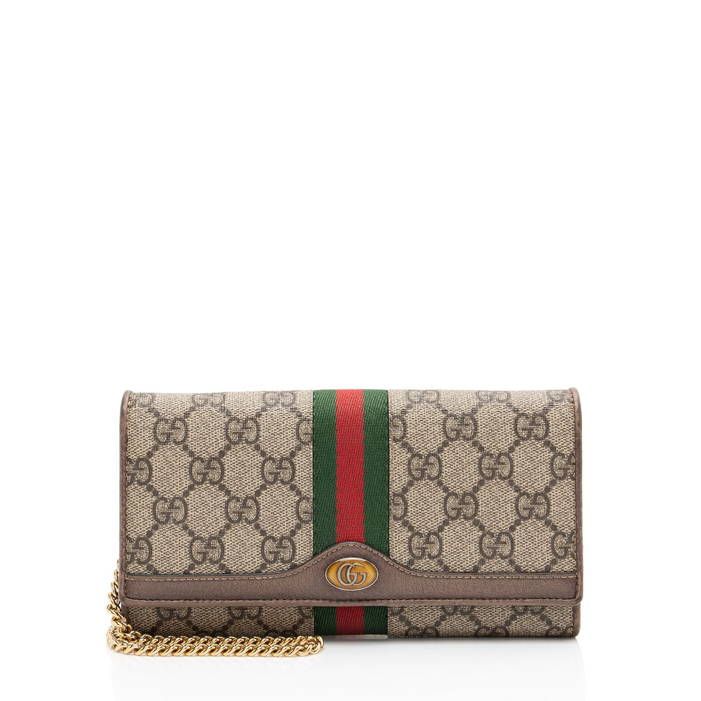 Gucci GG Supreme Ophidia Chain Wallet (SHF-zdYmWw)