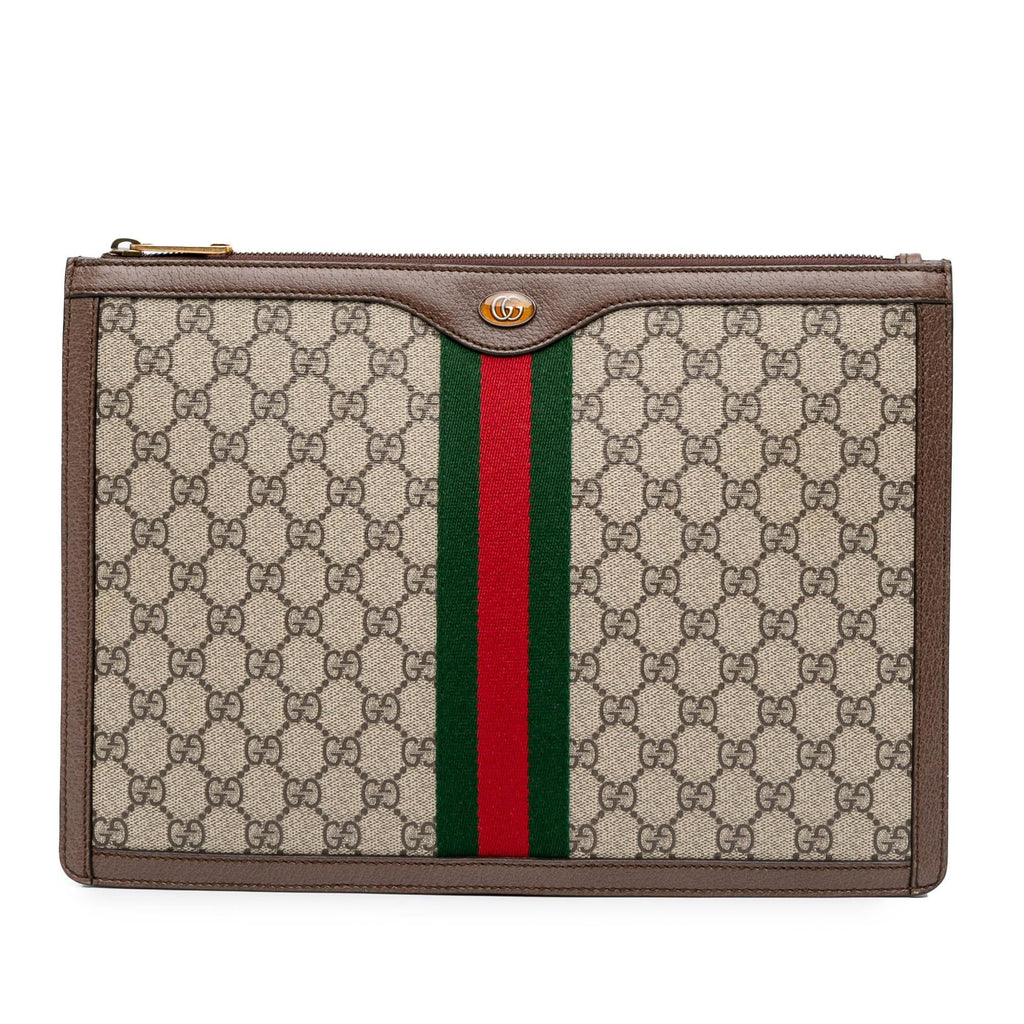 Gucci GG Supreme Ophidia Clutch