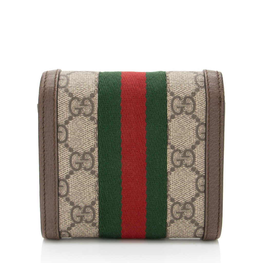 Gucci GG Supreme Ophidia Compact Wallet