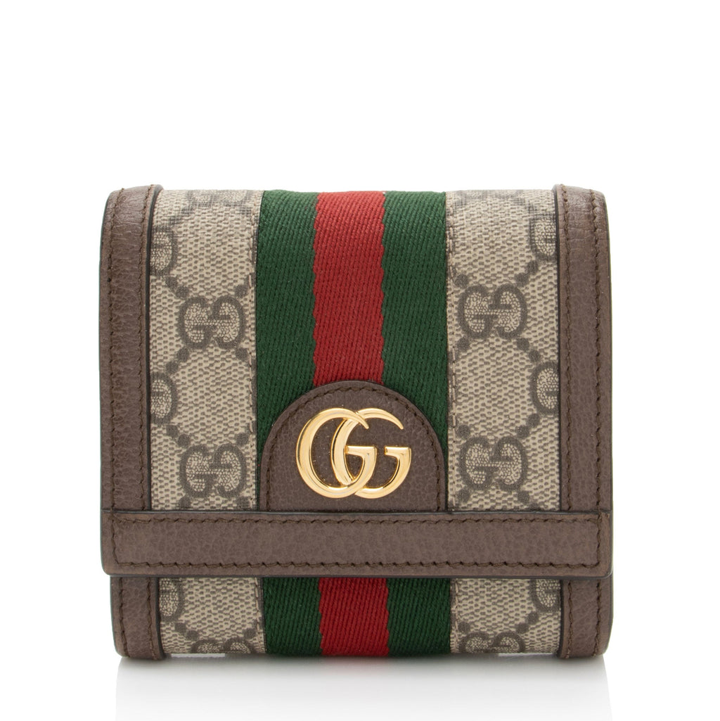 Gucci GG Supreme Ophidia Compact Wallet