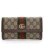 Gucci GG Supreme Ophidia Continental Wallet (SHF-23546)