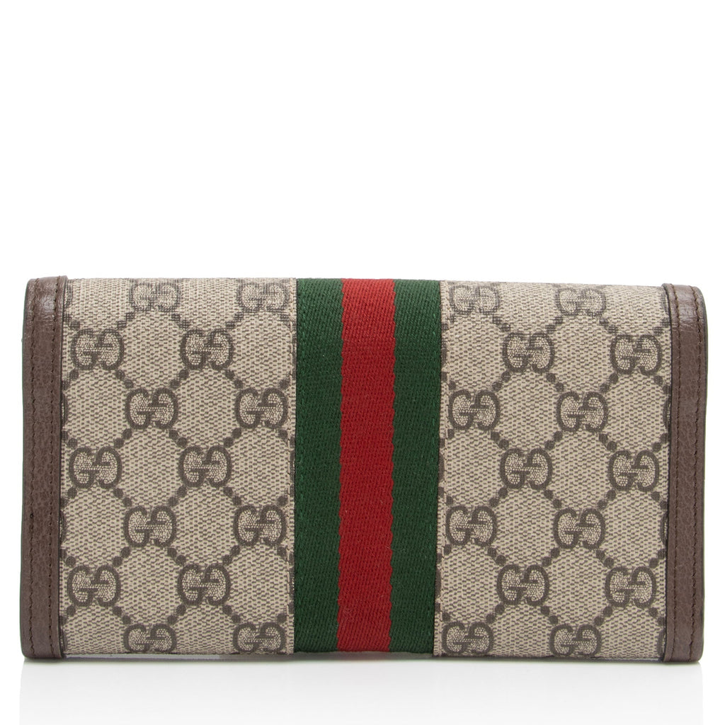 Gucci GG Supreme Ophidia Continental Wallet (SHF-brDyTS)