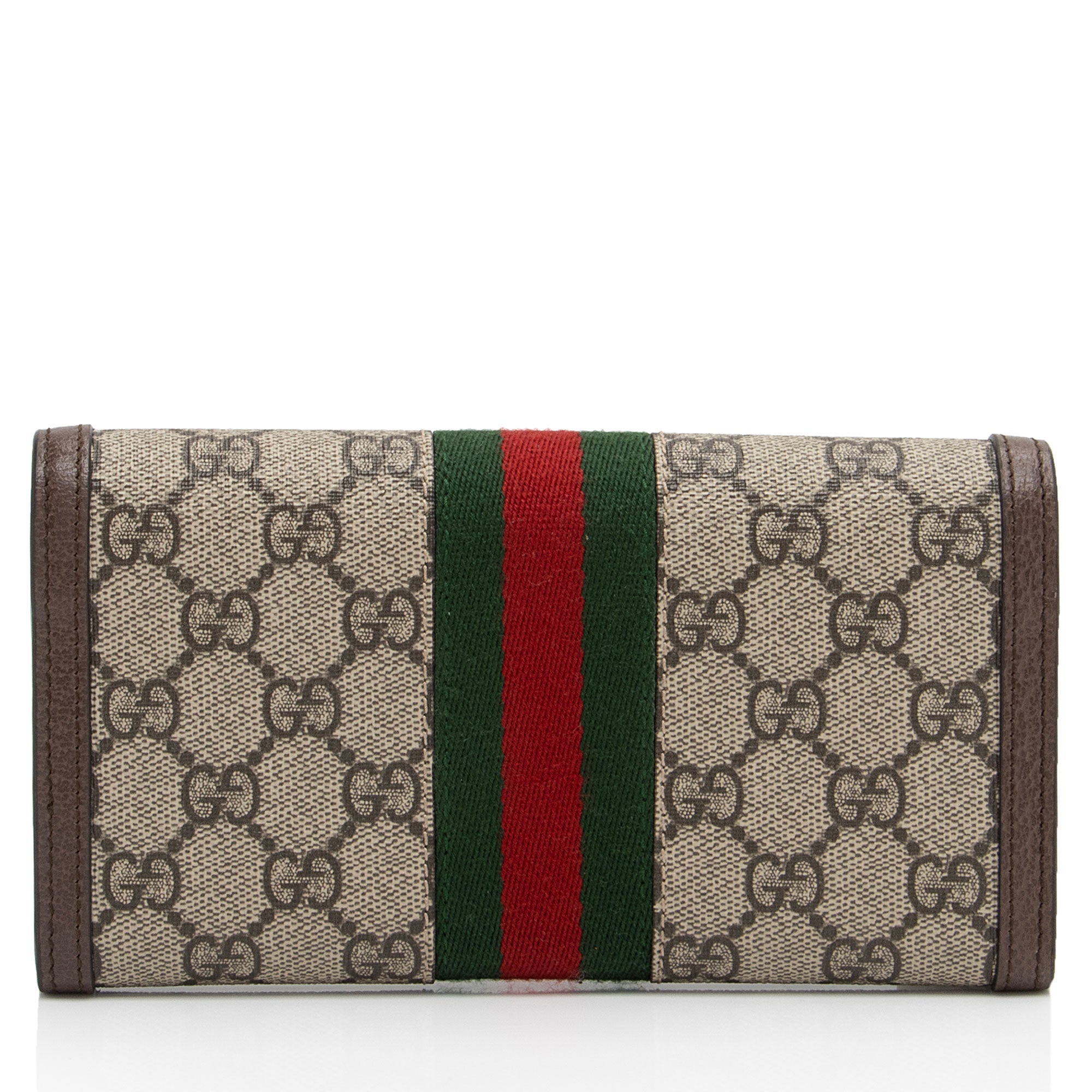Gucci GG Supreme Ophidia Continental Wallet (SHF-5si9cW)
