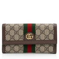 Gucci GG Supreme Ophidia Continental Wallet (SHF-5si9cW)