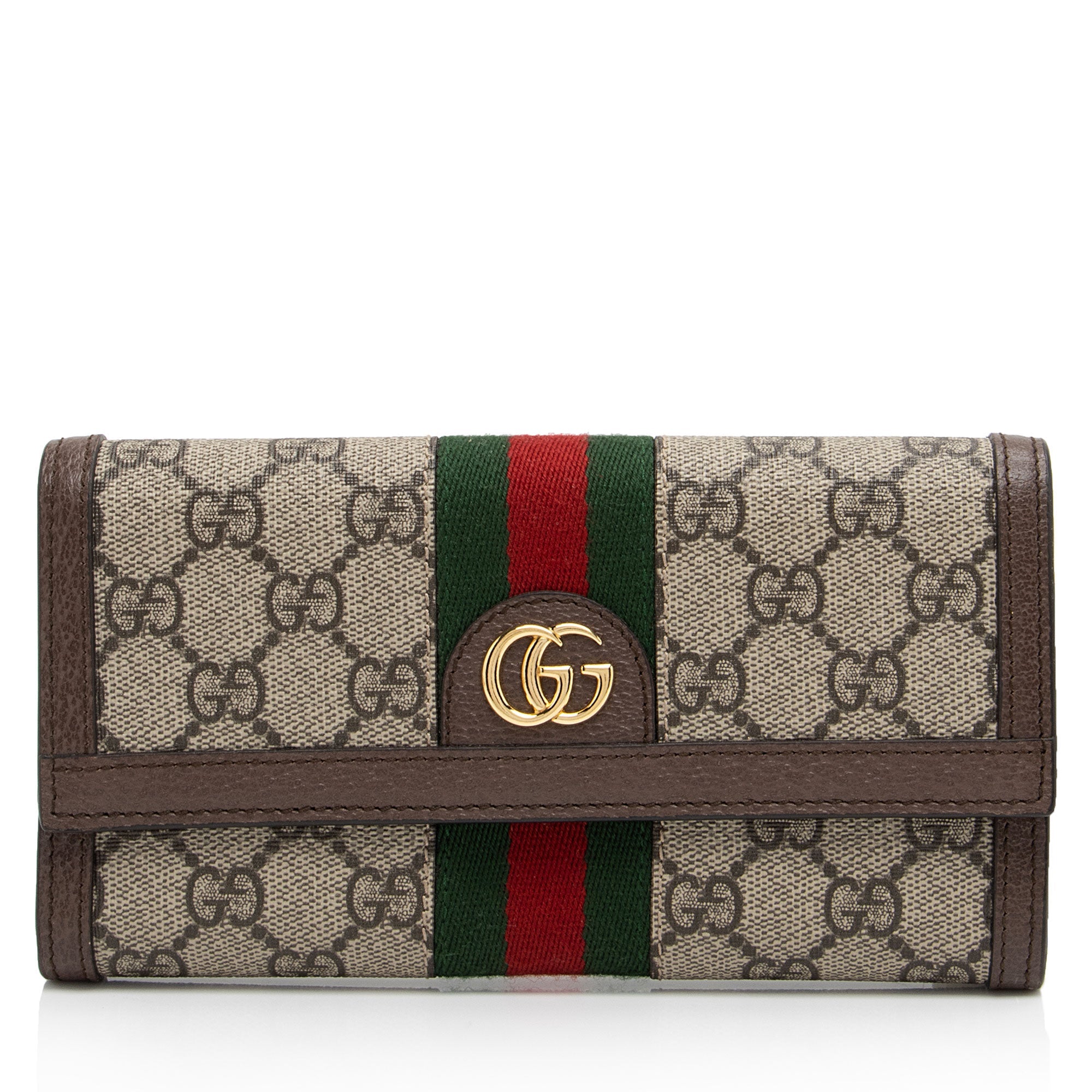 Gucci GG Supreme Ophidia Continental Wallet (SHF-5si9cW)
