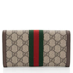 Gucci GG Supreme Ophidia Continental Wallet (SHF-9eFlU0)