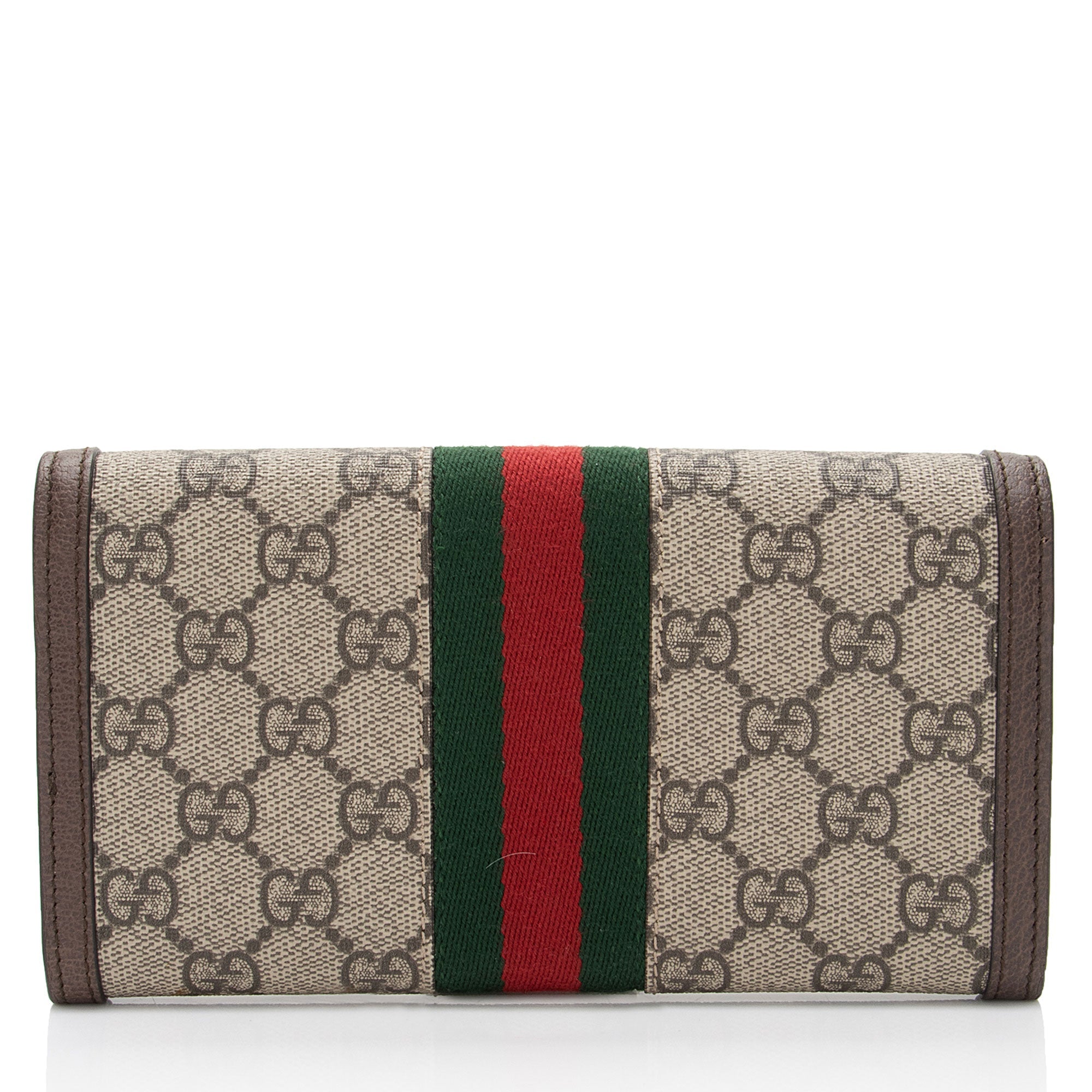 Gucci GG Supreme Ophidia Continental Wallet (SHF-9eFlU0)