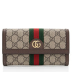 Gucci GG Supreme Ophidia Continental Wallet (SHF-9eFlU0)