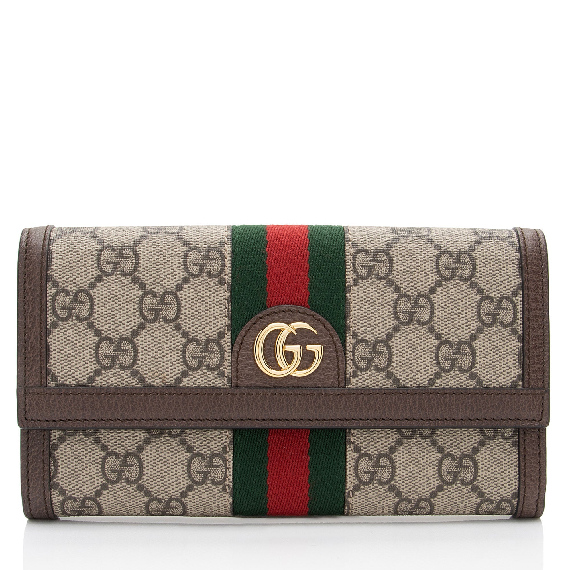 Gucci GG Supreme Ophidia Continental Wallet (SHF-9eFlU0)