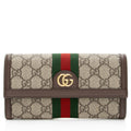 Gucci GG Supreme Ophidia Continental Wallet