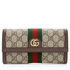 Gucci GG Supreme Ophidia Continental Wallet