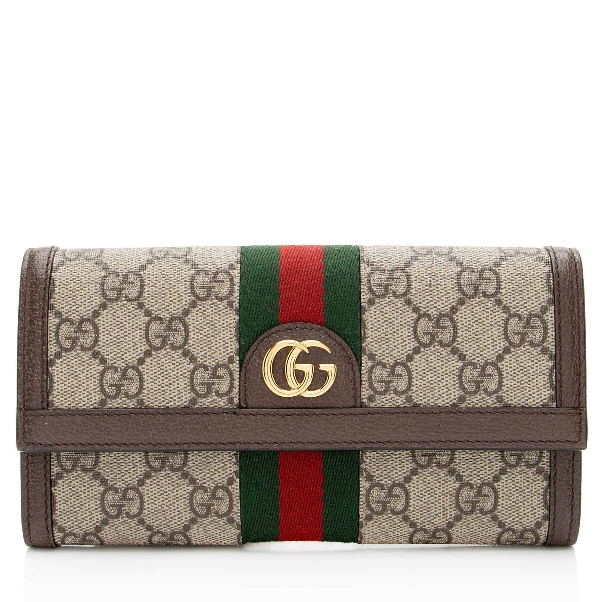 Gucci GG Supreme Ophidia Continental Wallet