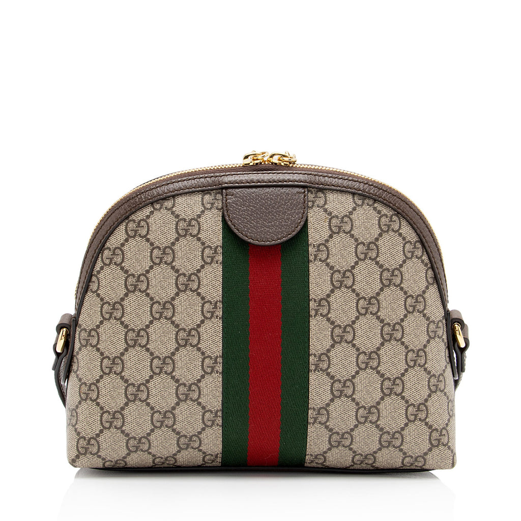 Gucci GG Supreme Ophidia Dome Small Shoulder Bag (SHF-CvGXdp)