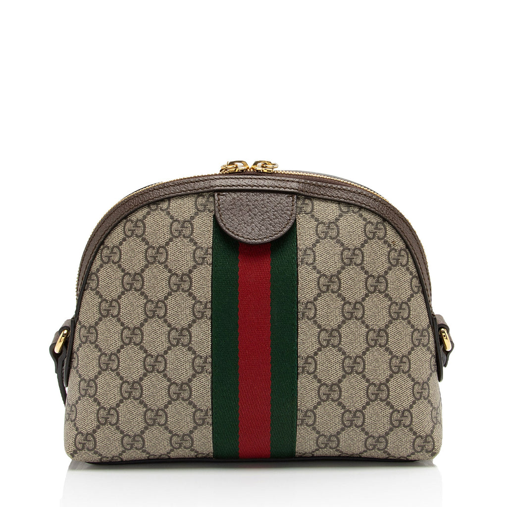 Gucci GG Supreme Ophidia Dome Small Shoulder Bag (SHF-NZZCK4)