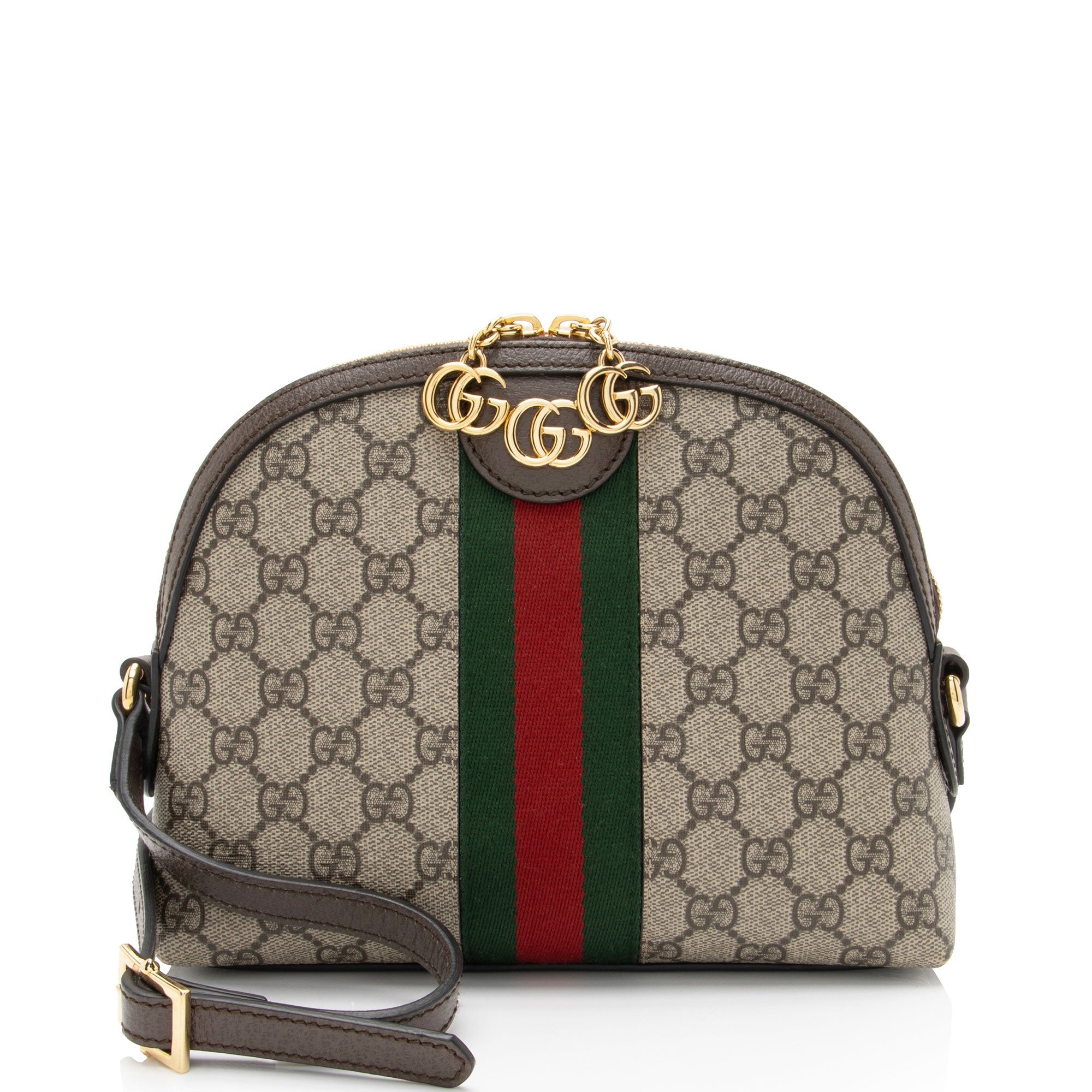 Gucci GG Supreme Ophidia Dome Small Shoulder Bag (SHF-uygPiy)