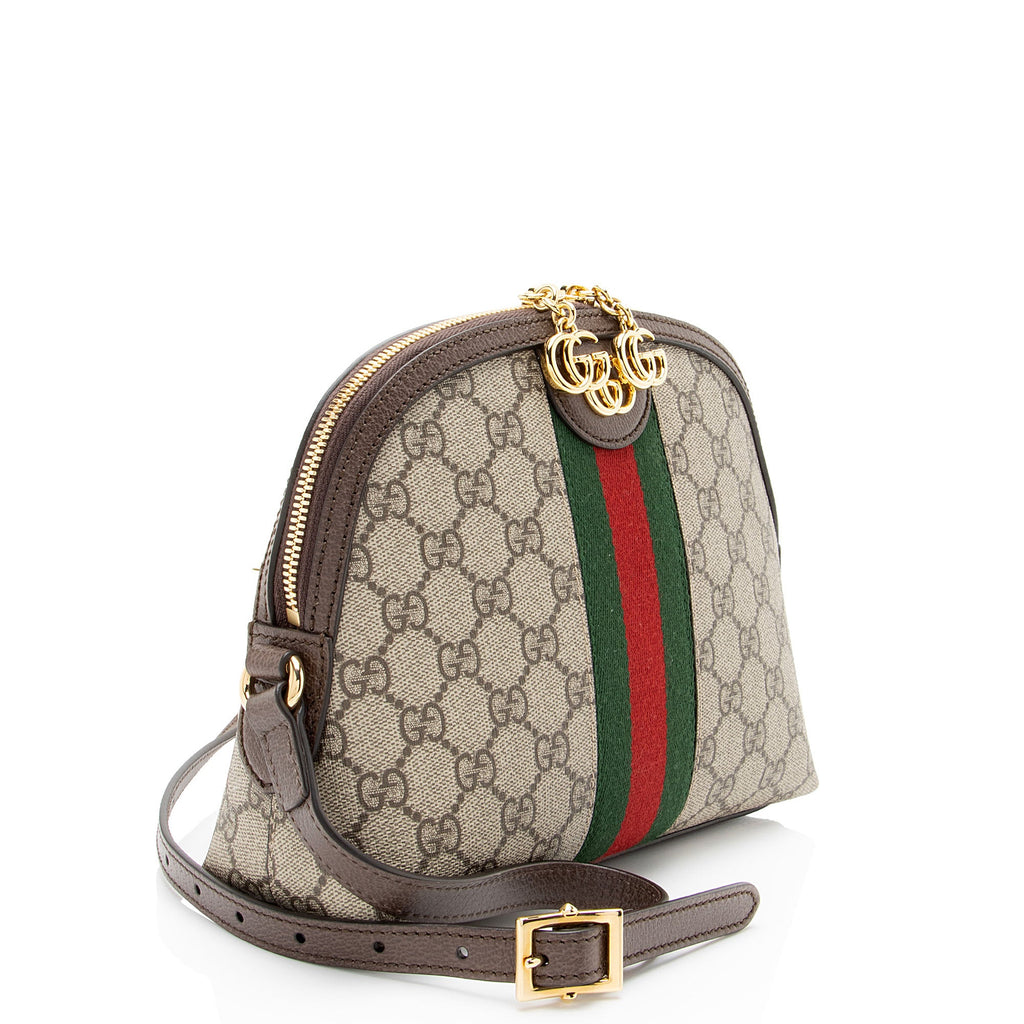 Gucci GG Supreme Ophidia Dome Small Shoulder Bag