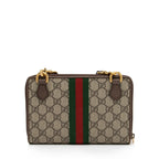 Gucci GG Supreme Ophidia Double Zip Crossbody Bag (SHF-kVk4Lq)