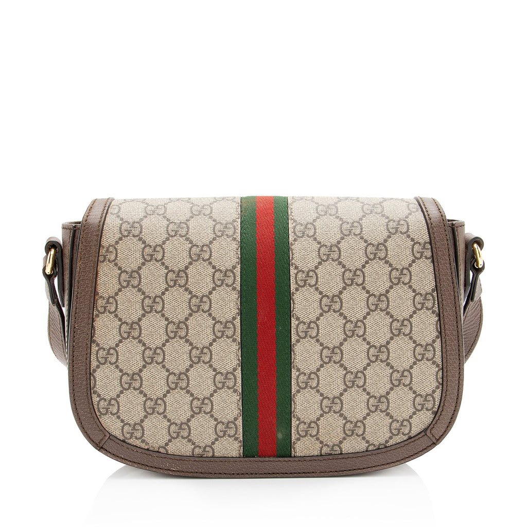 Gucci GG Supreme Ophidia Flap Messenger Bag