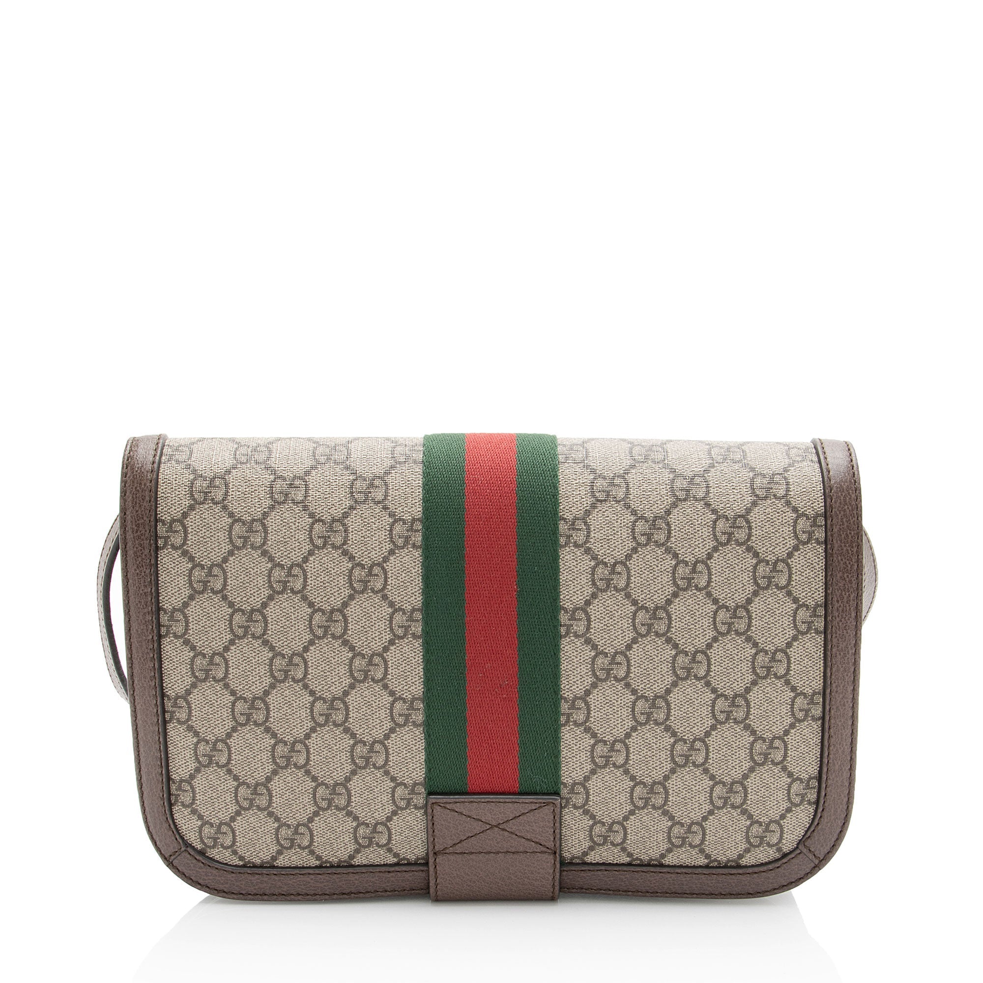 Gucci GG Supreme Ophidia Flap Messenger Bag