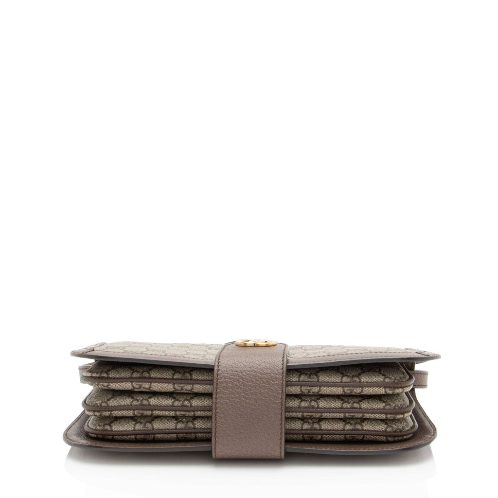 Gucci GG Supreme Ophidia Flap Messenger Bag