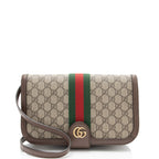 Gucci GG Supreme Ophidia Flap Messenger Bag
