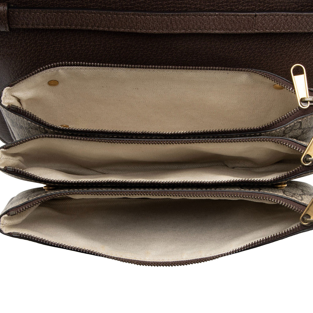 Gucci GG Supreme Ophidia Flap Messenger Bag