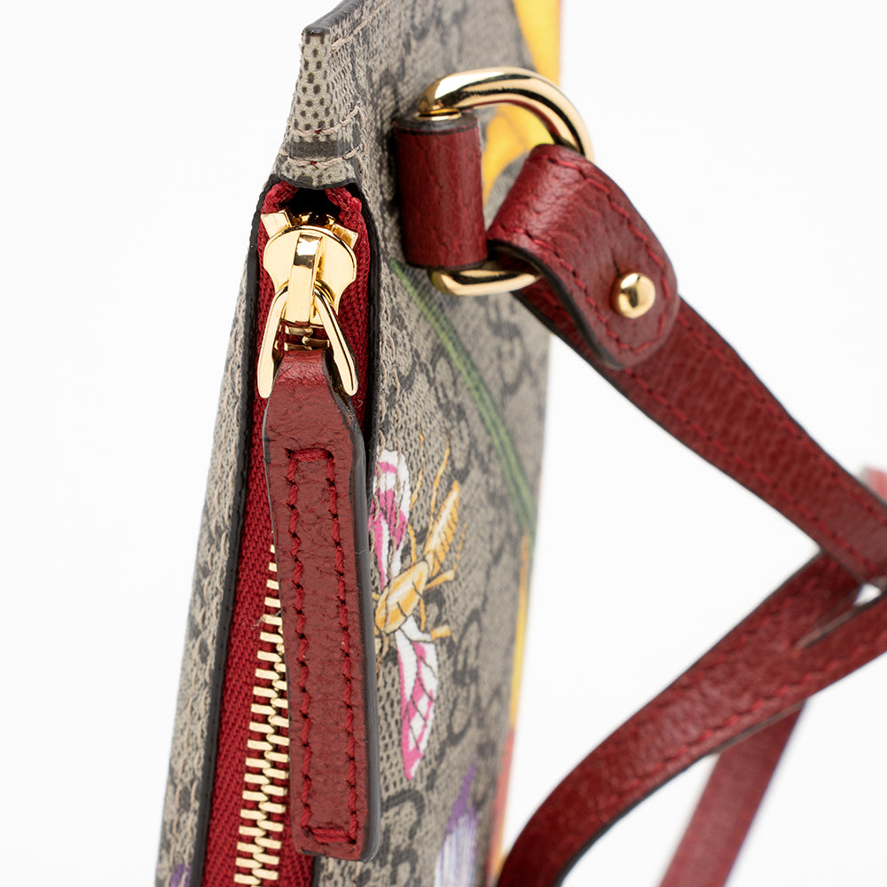 Gucci GG Supreme Ophidia Flora Pochette (SHF-17514)