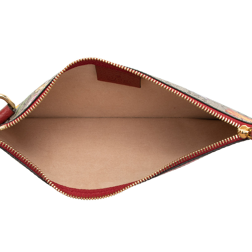 Gucci GG Supreme Ophidia Flora Pochette (SHF-17514)