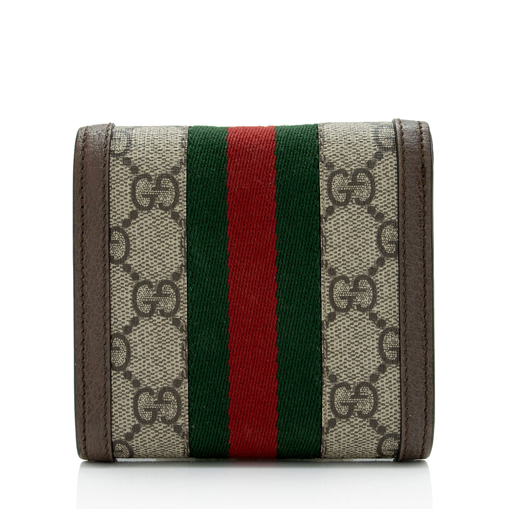 Gucci GG Supreme Ophidia Compact Wallet (SHF-9uyCuf)