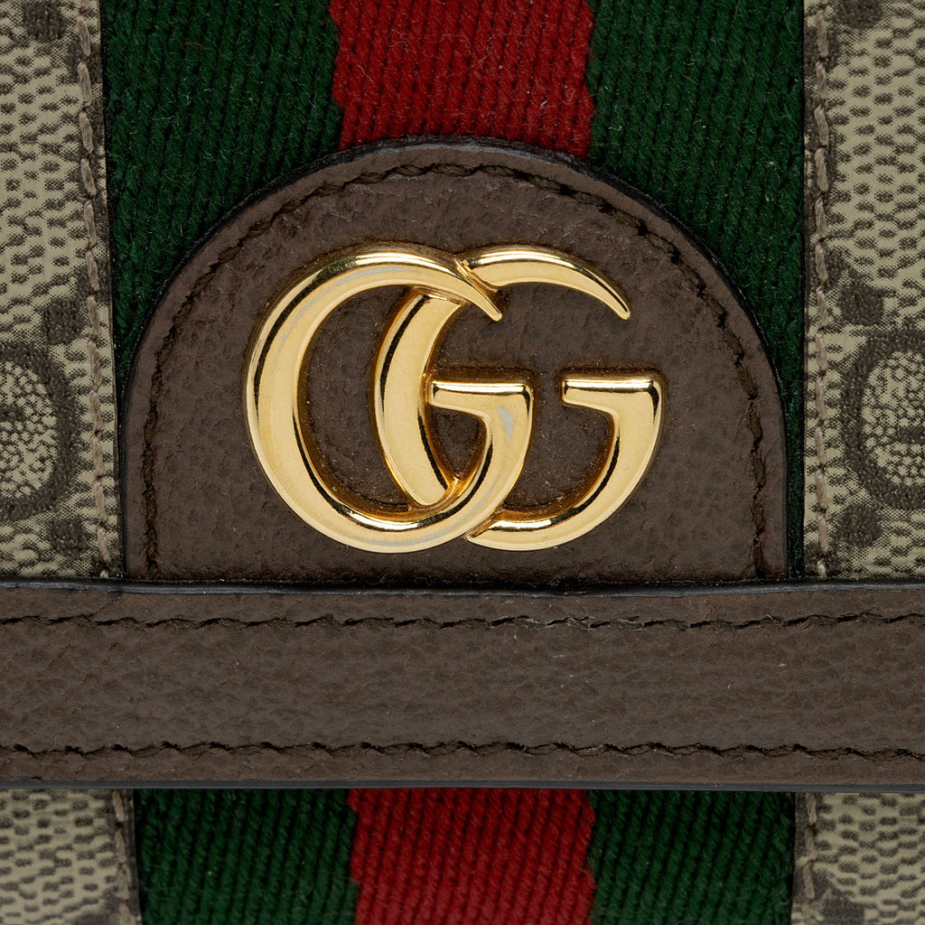 Gucci GG Supreme Ophidia Compact Wallet (SHF-9uyCuf)